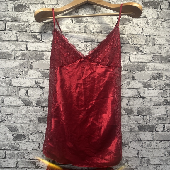 EUC Women's Scarlet Lace Chemise Pajama Set Size XXL - Picture 2 of 16